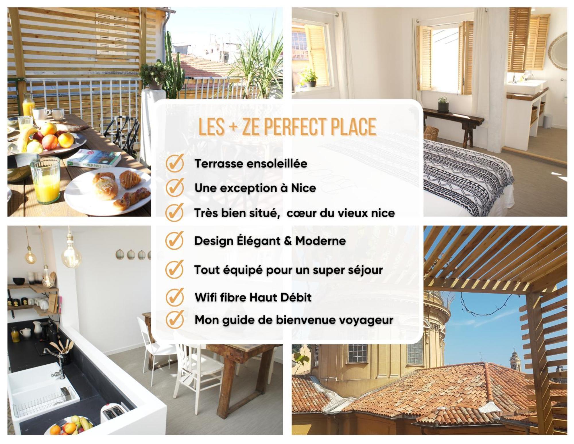 Ze Perfect Place - Vieux Nice - Exceptionnel Appartement - Calme Et Terrasse Avec Vues Exterior foto